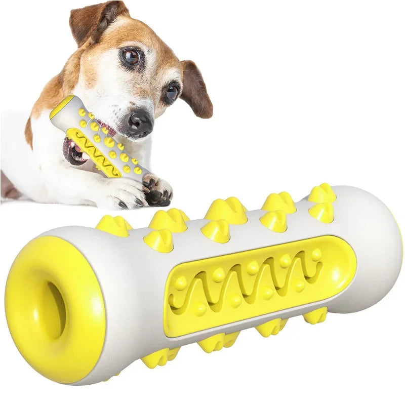 Dog Dental Chew Toy - Teeth Cleaning Bone Toothbrush