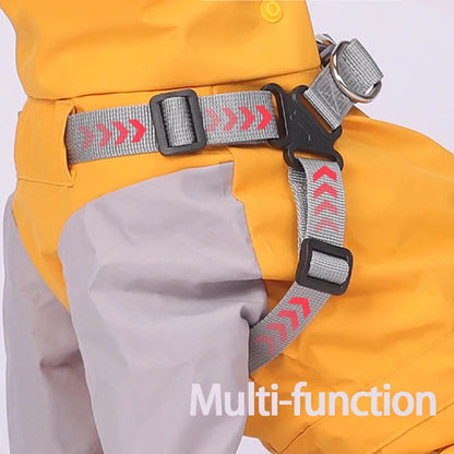 Waterproof Dog Jacket - Hood Detail and Closure
