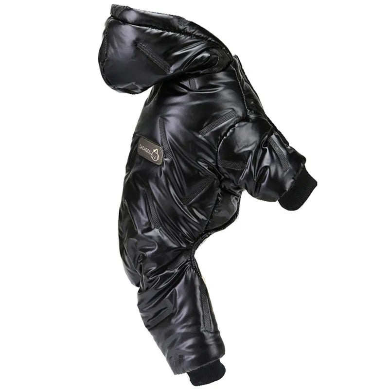 Waterproof Dog Winter Jumpsuit - Warm Hooded Coat for Small Dogs