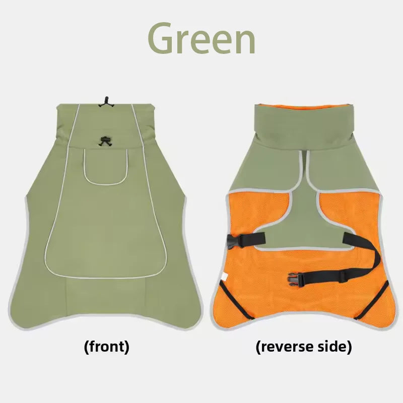 Koiran Sadetakki - Vedenpitävä Tuulitakki Isot Koirat