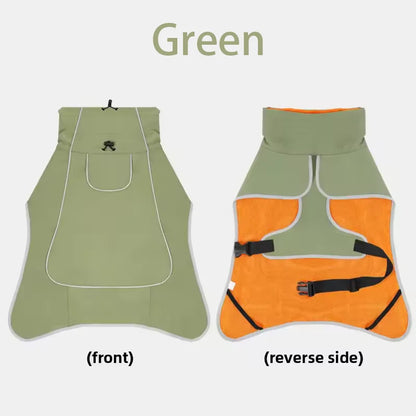 Koiran Sadetakki - Vedenpitävä Tuulitakki Isot Koirat