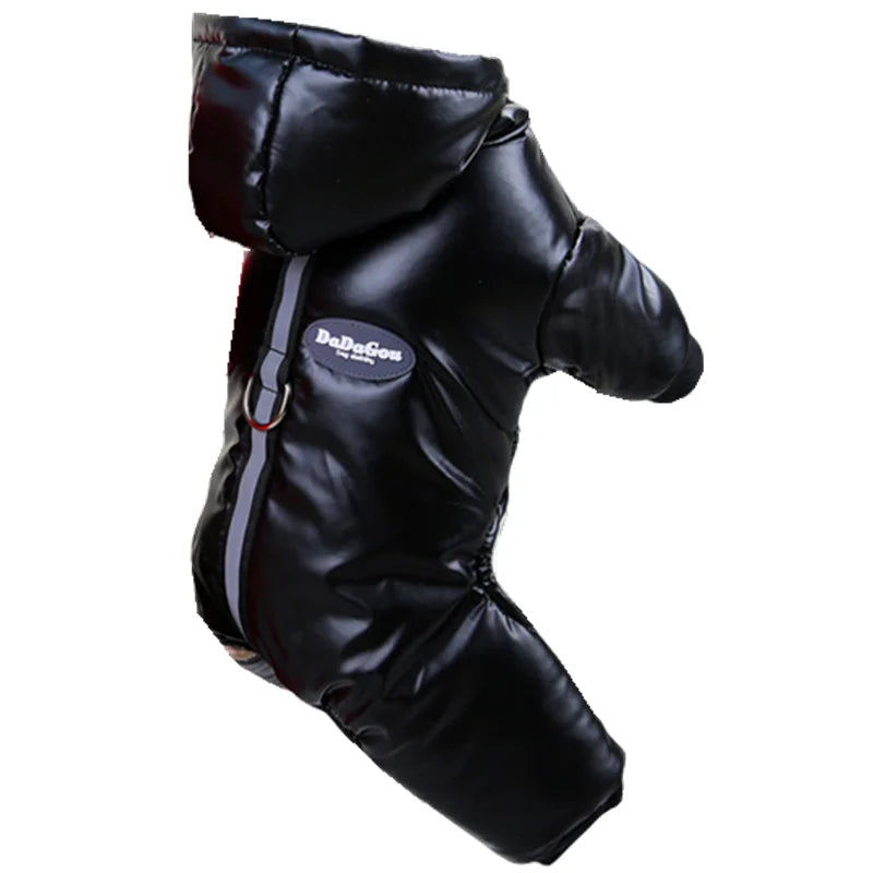 Waterproof Dog Winter Jumpsuit - Warm Hooded Coat for Small Dogs