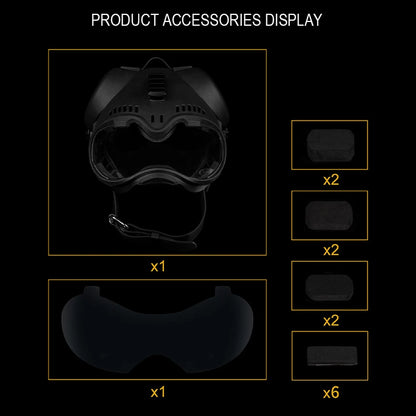 Nablit Joe K9 Tactical Dog Helmet with Goggles - Protective Military Training Helmet for German Shepherd & Malinois