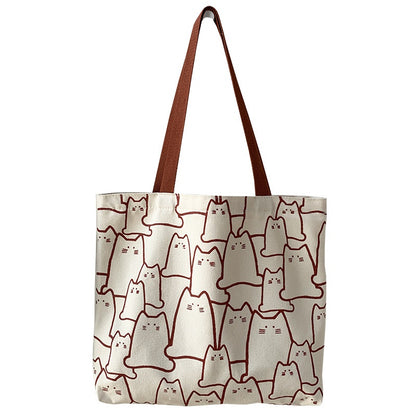Canvas Tote Bag - Size and Dimension View