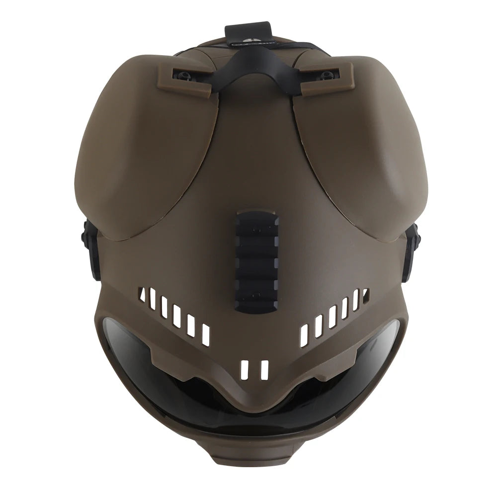 Nablit Joe K9 Tactical Dog Helmet with Goggles - Protective Military Training Helmet for German Shepherd & Malinois