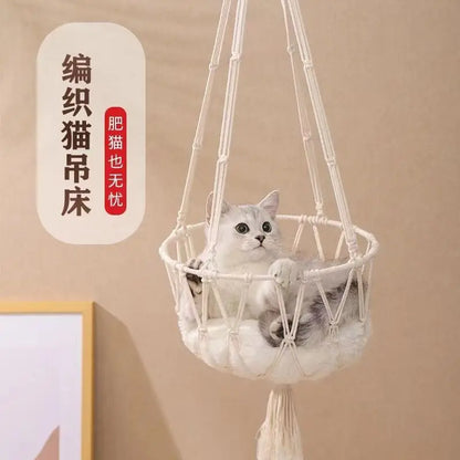  Cat window basket swing - cozy elevated resting spot