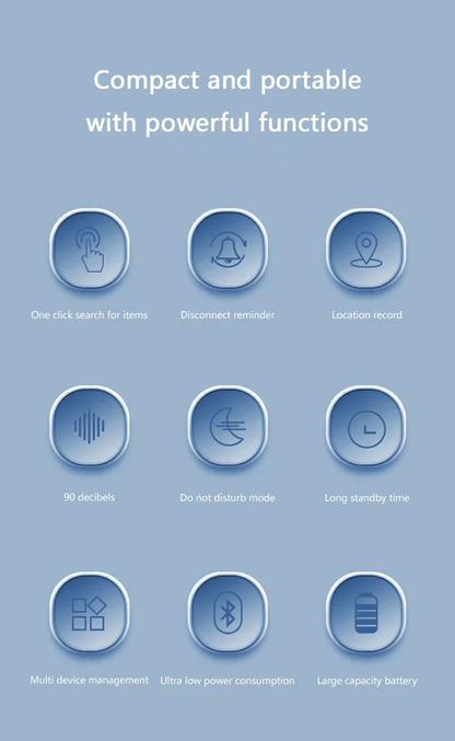 Nablit Joe GPS Tracker - Smart Bluetooth Anti-Lost Device for Pets, Keys & Valuables