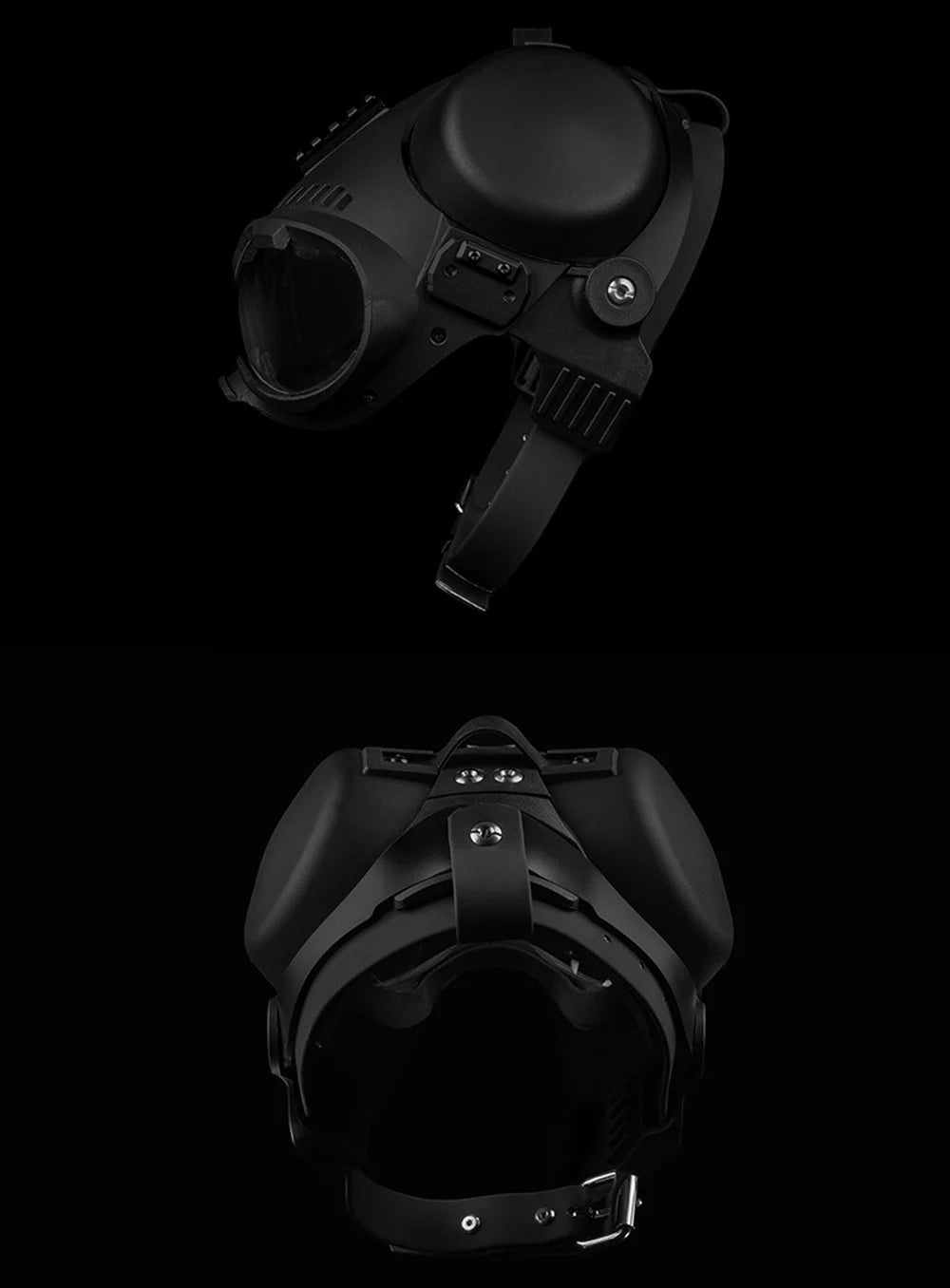 Nablit Joe K9 Tactical Dog Helmet with Goggles - Protective Military Training Helmet for German Shepherd & Malinois