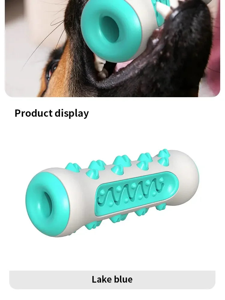 Dog Dental Chew Toy - Teeth Cleaning Bone Toothbrush