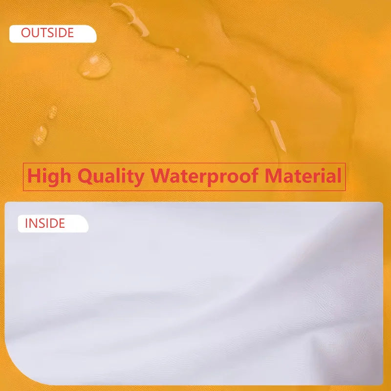 Reflective Dog Raincoat - Large Dog Wearing Jacket
