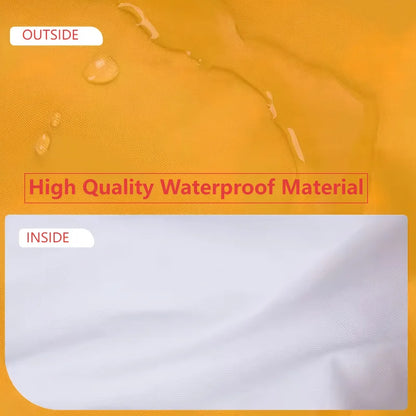 Reflective Dog Raincoat - Large Dog Wearing Jacket
