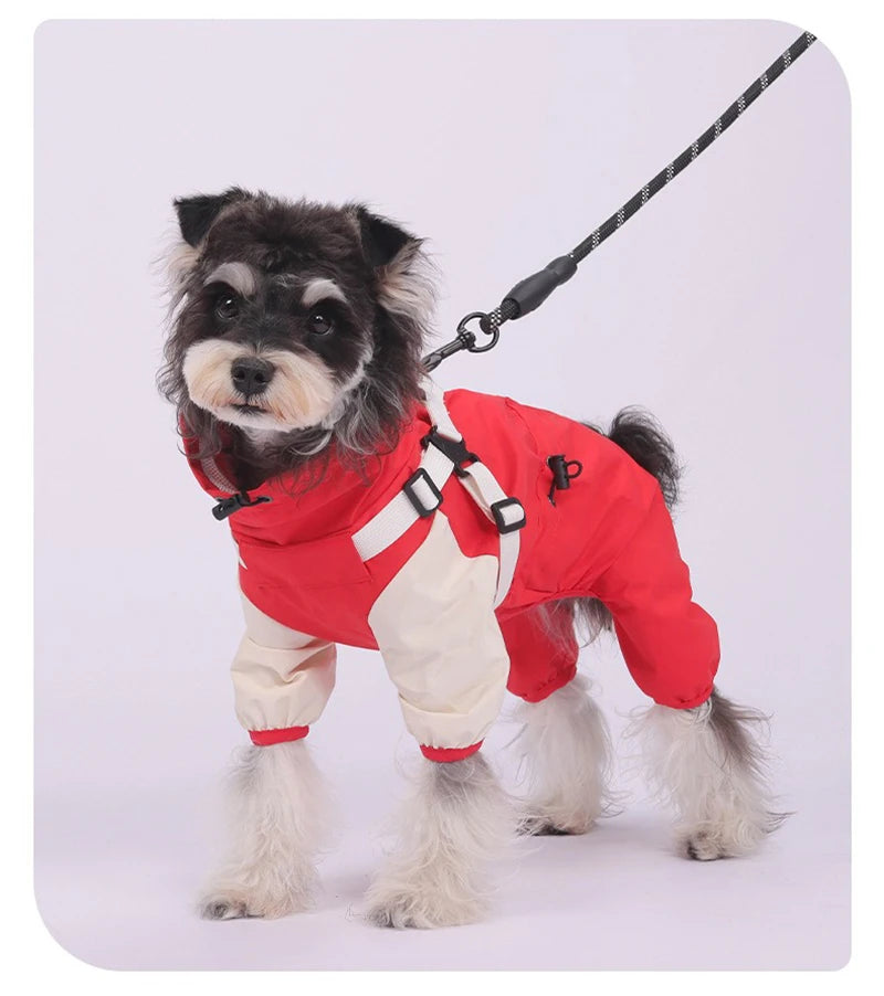 Waterproof Dog Raincoat - Full Body Coverage
