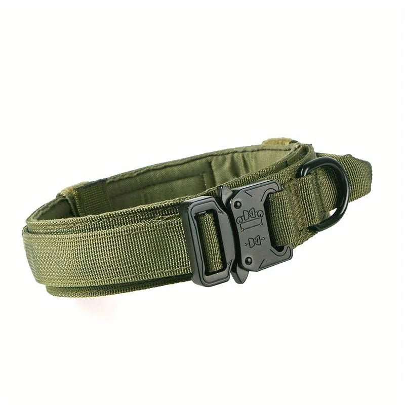 K9 Tactical Collar - Control Handle in Use