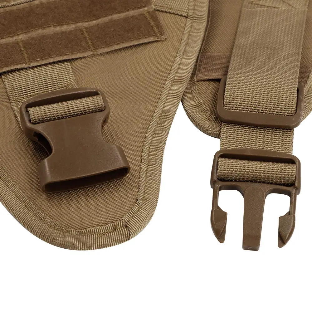 Mesh interior padding – comfortable tactical dog harness
