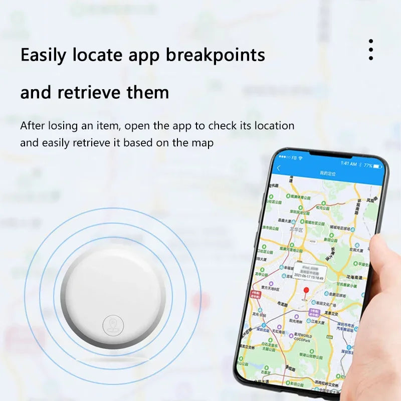 Nablit Joe GPS Tracker - Smart Bluetooth Anti-Lost Device for Pets, Keys & Valuables