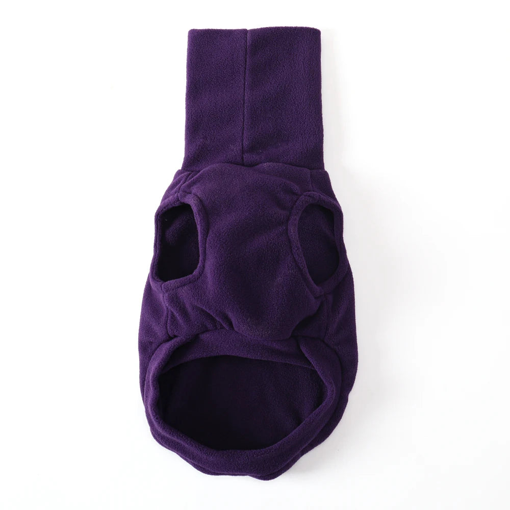 Nablit Joe Warm Fleece Whippet Coat – Italian Greyhound Winter Turtleneck Dog Jacket (S–4XL)