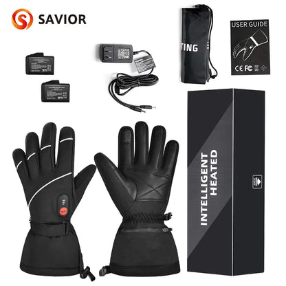 Rechargeable Heated Gloves - Winter Thermal Gloves for Skiing & Outdoor