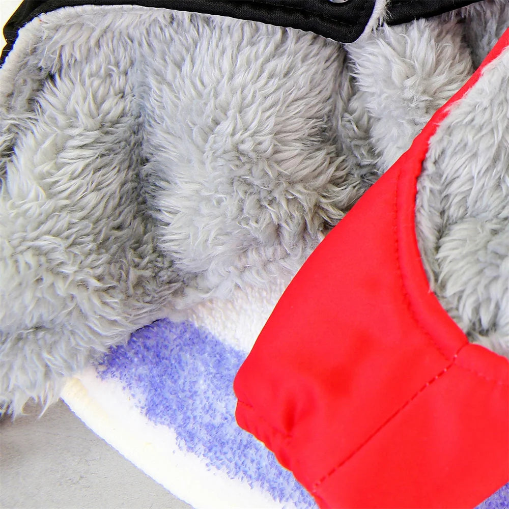 Waterproof Dog Winter Jumpsuit - Warm Hooded Coat for Small Dogs