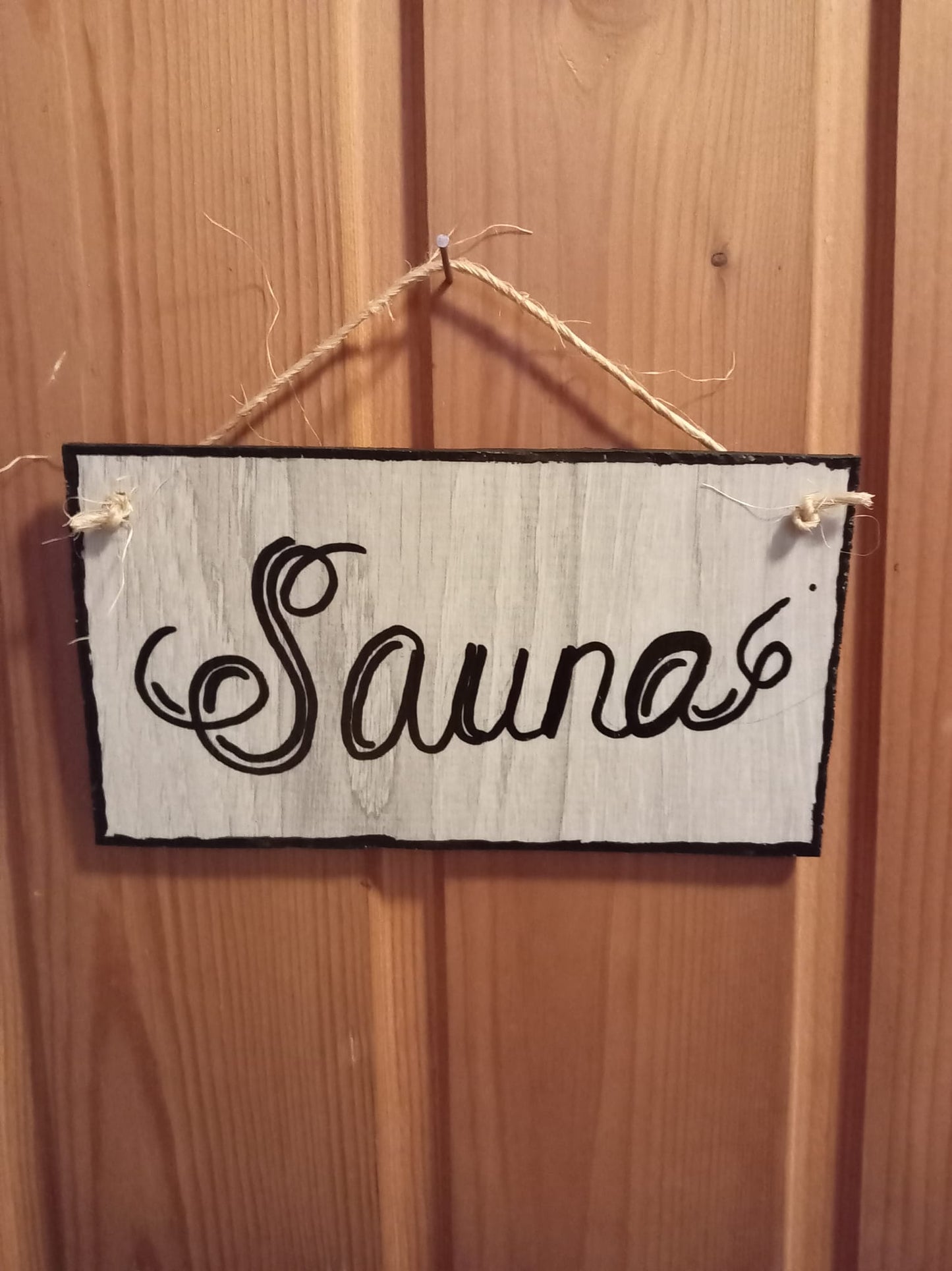 Much Ado About Nothing - Handmade Sign- Käsintehty pärekyltti