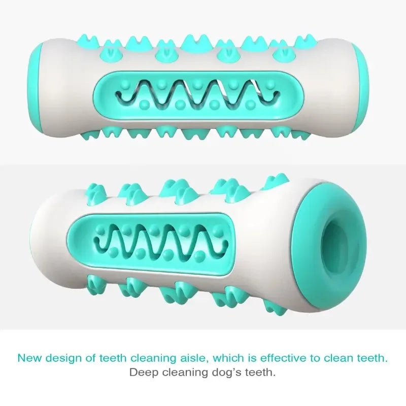 Dog Dental Chew Toy - Teeth Cleaning Bone Toothbrush