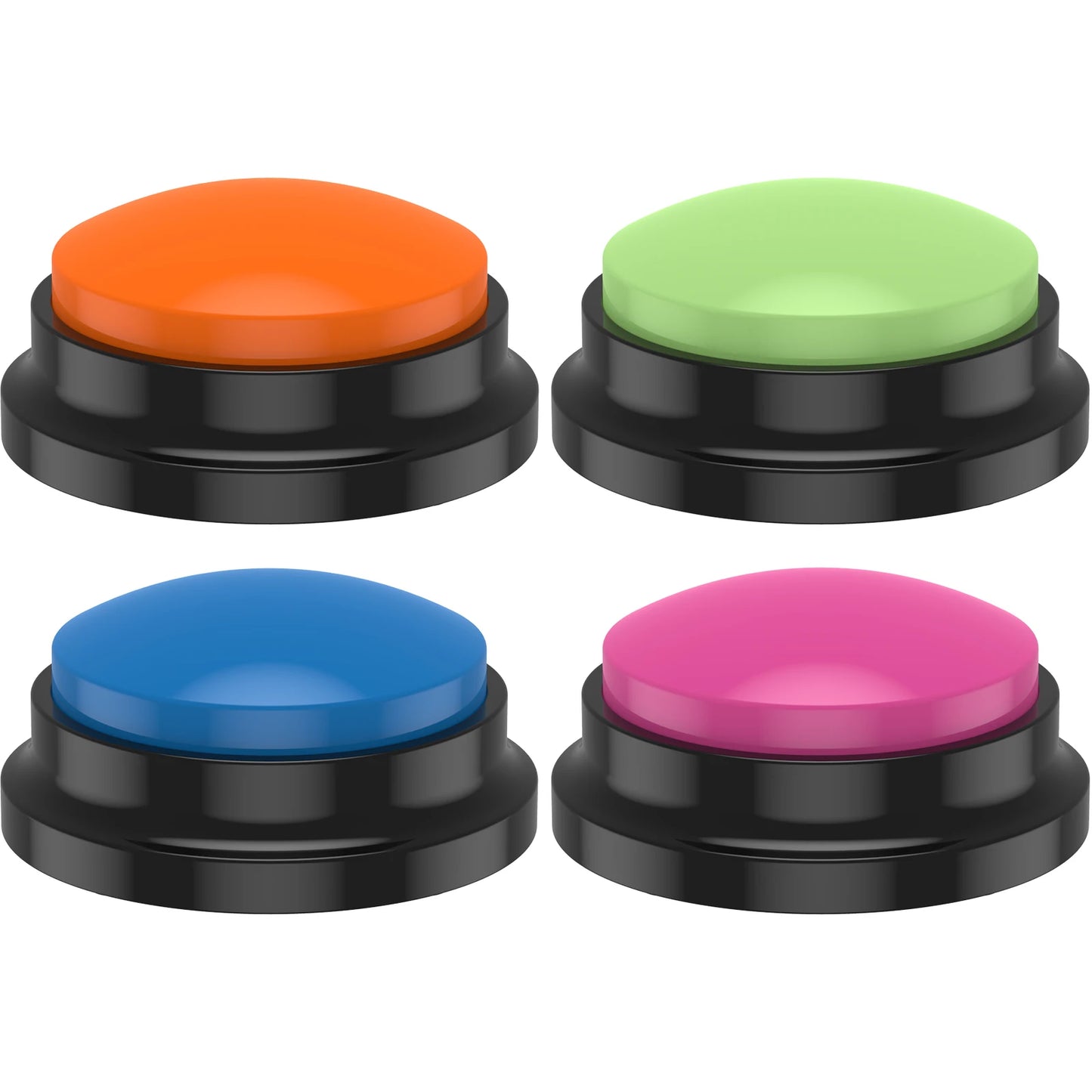 Dog Communication Buttons - Voice Recording Training Buzzer (4/6 Pcs)