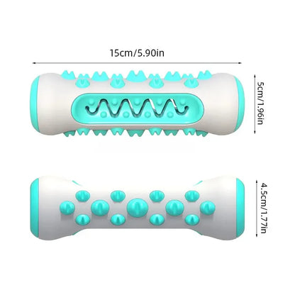 Dog Dental Chew Toy - Teeth Cleaning Bone Toothbrush