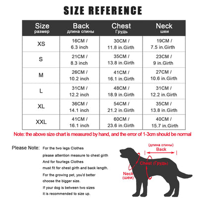 Reflective Hooded Jumpsuit for Small Dogs
