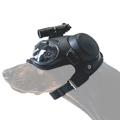 Nablit Joe K9 Tactical Dog Helmet with Goggles - Protective Military Training Helmet for German Shepherd & Malinois