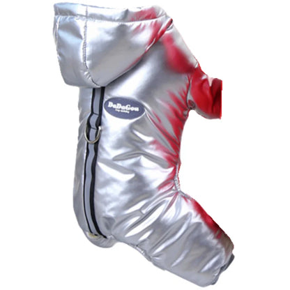 Waterproof Dog Winter Jumpsuit - Warm Hooded Coat for Small Dogs