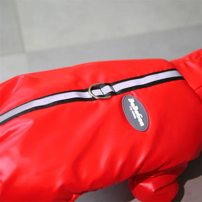 Waterproof Dog Winter Jumpsuit - Warm Hooded Coat for Small Dogs
