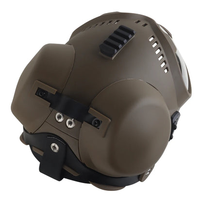 Nablit Joe K9 Tactical Dog Helmet with Goggles - Protective Military Training Helmet for German Shepherd & Malinois