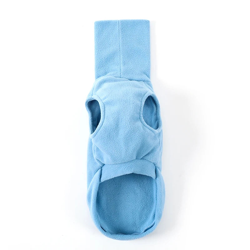 Nablit Joe Warm Fleece Whippet Coat – Italian Greyhound Winter Turtleneck Dog Jacket (S–4XL)