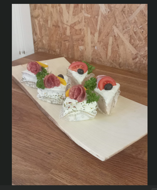 Handmade Finnish wood serving board set of 6